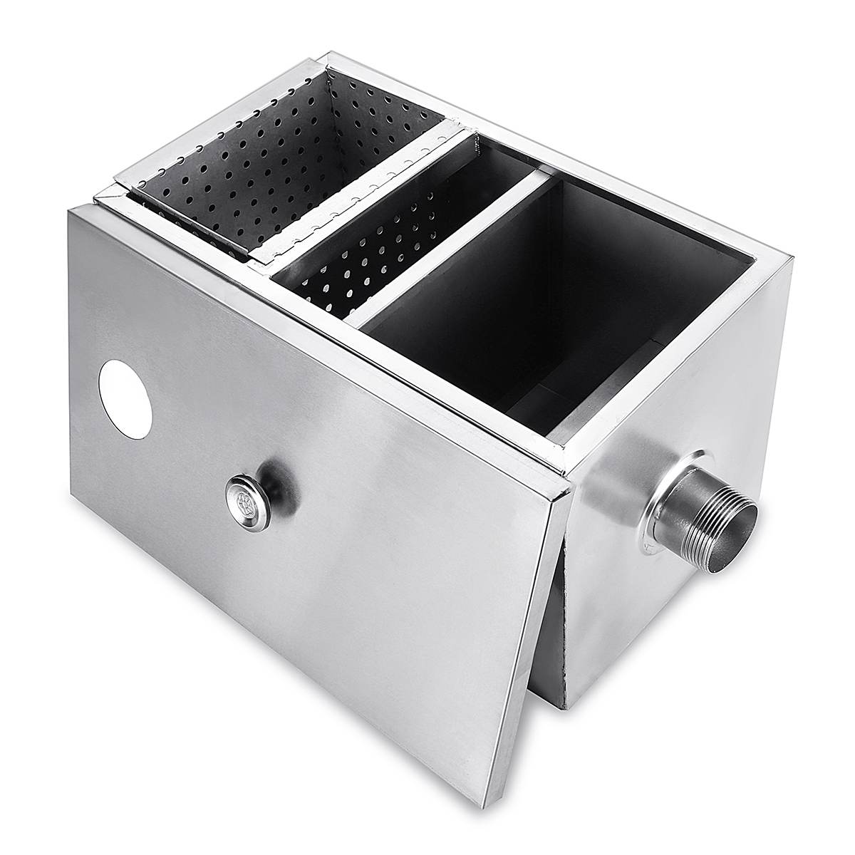 مصيدة شحم من الفولاذ المقاوم ل - مراجعة Commercial Kitchen Grease Trap وسعره